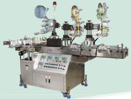 다면 라벨 부착기 (Auto-labeling machine for many side)