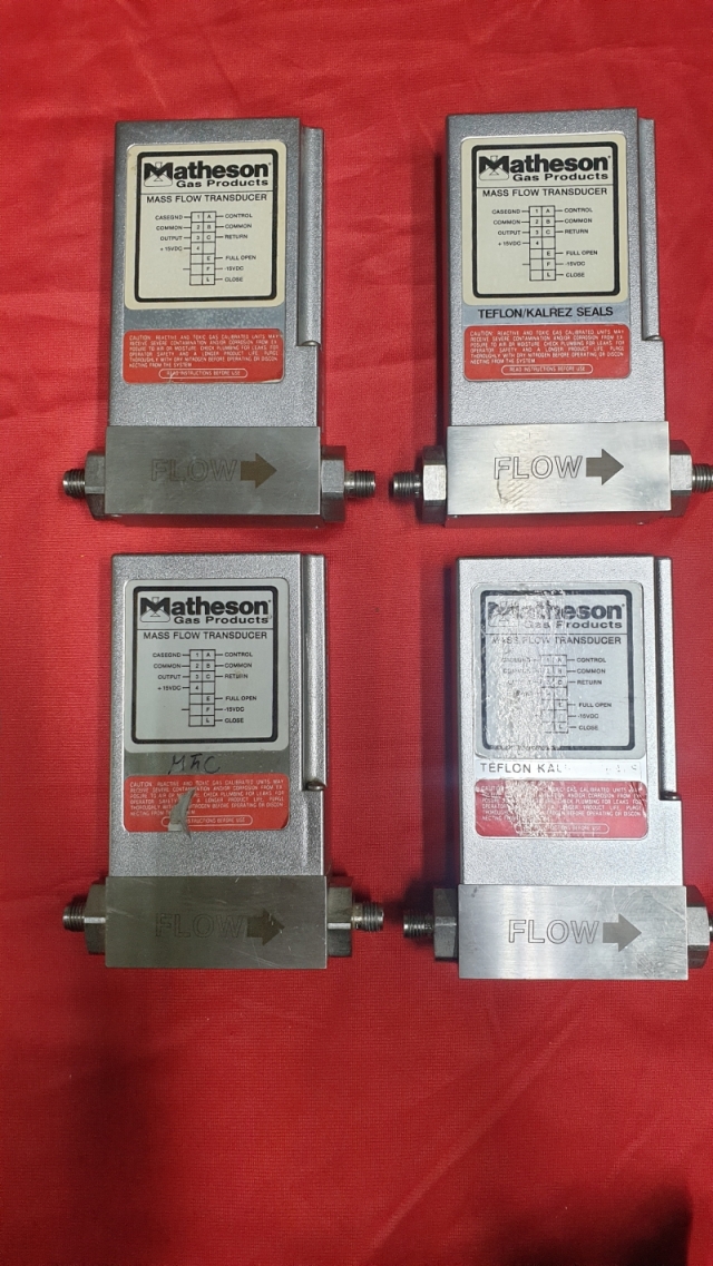 FLOW CONTROLLER, MASS FLOW CONTROLLER, MASS FLOW TRANSDUCER, Matheson