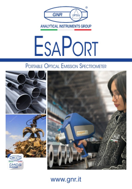 ESA PORT 성분분석기 금속성분분석기 이동형분석기