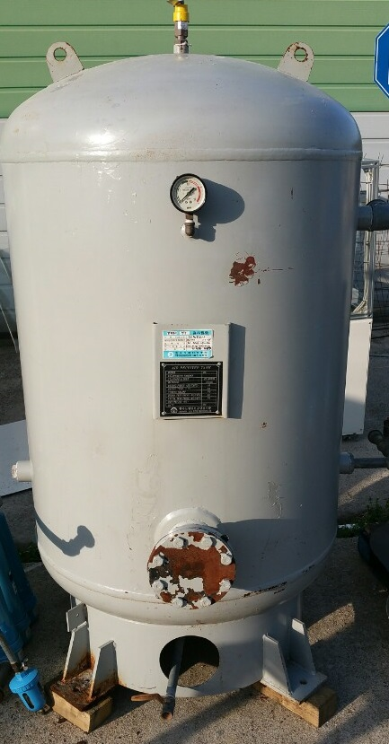 에어탱크(AIR RECEIVER TANK) | [중고] 대륙공업사, 화학 · 유공압 · 유분체 · 공조 - 공기 압축기 - 압력 ...