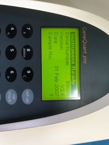 Genequant Pro GeneQuant pro RNA/DNA Calculator Spectrophotometer