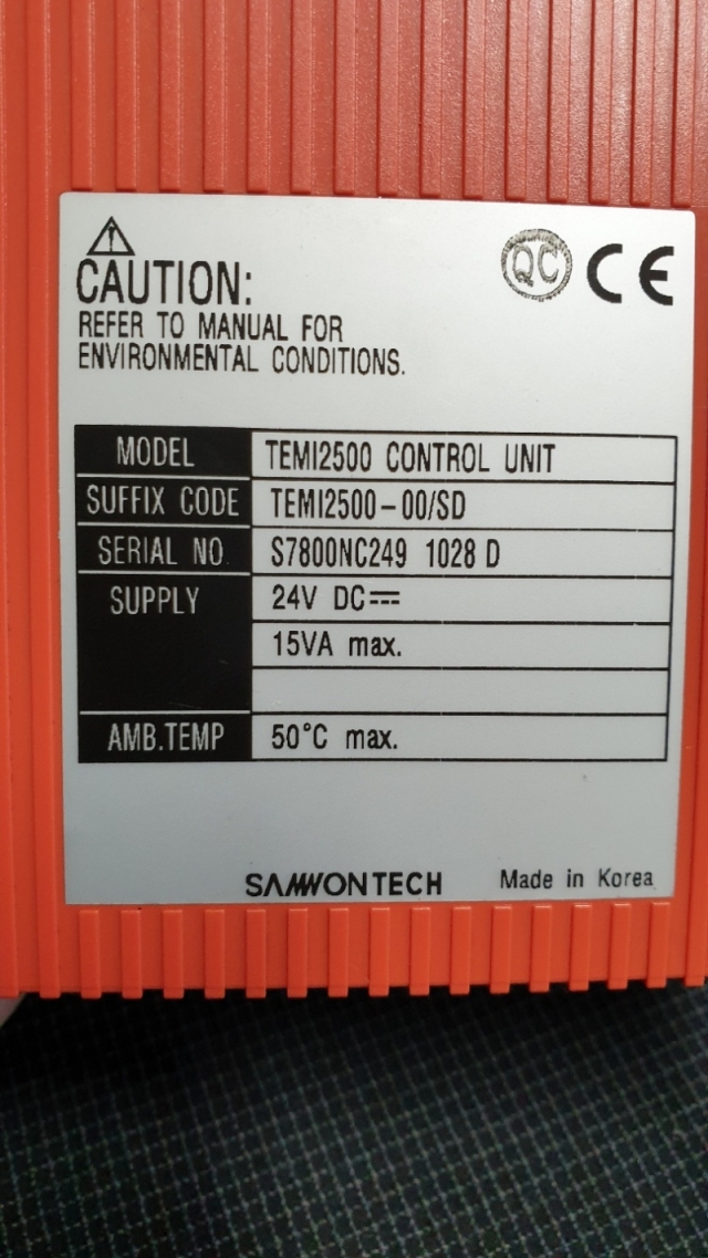 TEMI2500 CONTROL UNIT,TEMI2000 Series,항온항습 프로그래머블 컨트롤러,온습도 컨트롤러 | [중고 ...