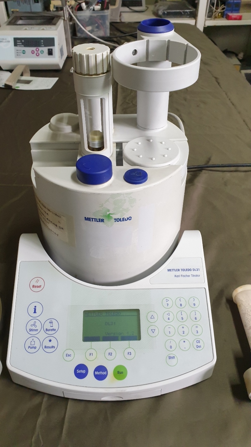 적정기,Titrator,Karl-Fisher,수분 분석기,METTLER TOREDO DL31,수분 측정기(부품용) | [중고 ...