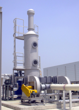 스크라바, 집진기, 스크라바타워