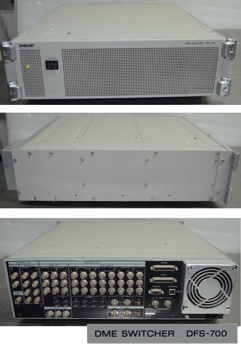 SONY DME SWITCHER DFS-700 | [중고] SONY DME SWITCHER DFS-700, 전기 · 전자 ...