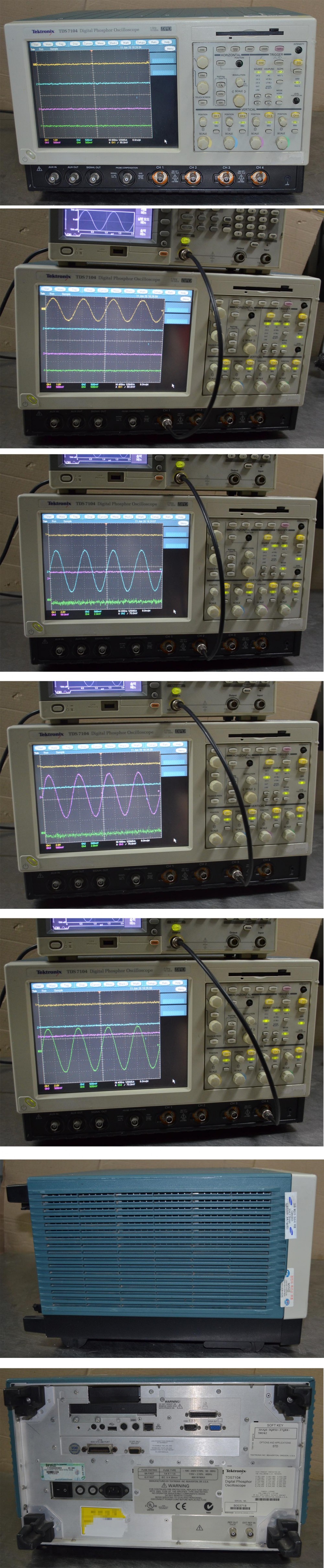 오실로스코프 Tektronix TDS7104 1Ghz 10GS/s DPO Oscilloscope #1 | [중고] 전기 · 전자 ...