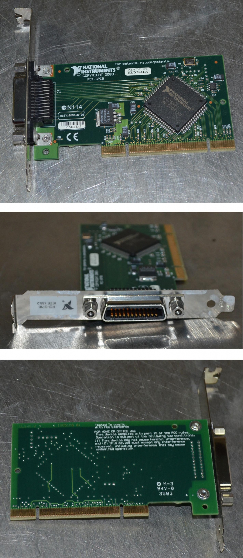 National Instruments PCI-GPIB CARD #1 | [중고] National Instruments PCI ...