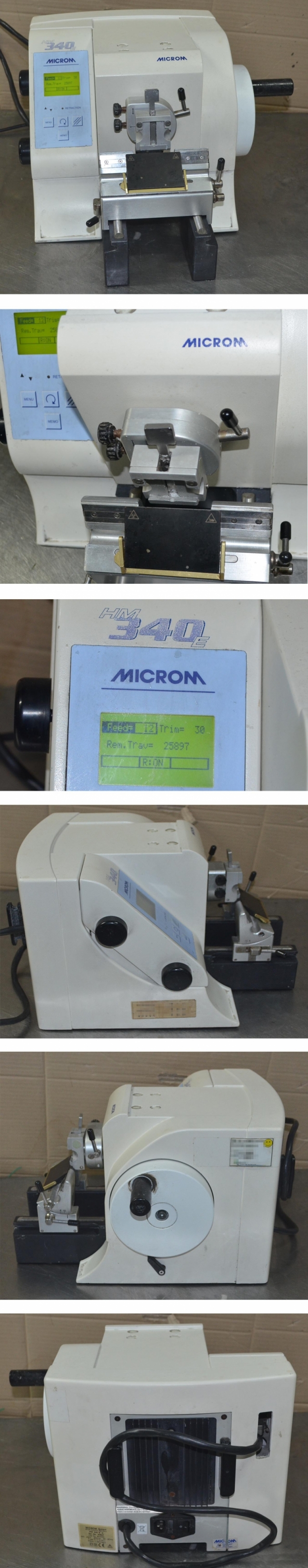 마이크로톰 MICROM HM340E | [중고] 마이크로톰 MICROM HM340E, 자동화 · 로봇 · 계측 · 시험 ...