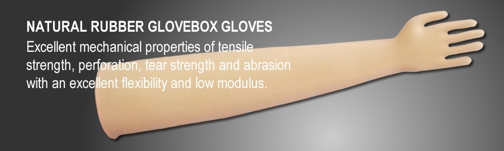 네츄럴 장갑 Natural Rubber Drybox Gloves 제품 이미지