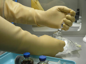 네츄럴 장갑 Natural Rubber Drybox Gloves 제품 이미지