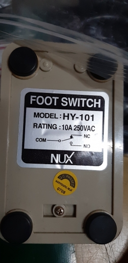 NUX FOOT SWITCH HY-101 / 발 스위치 /미 사용품 제품 이미지 2
