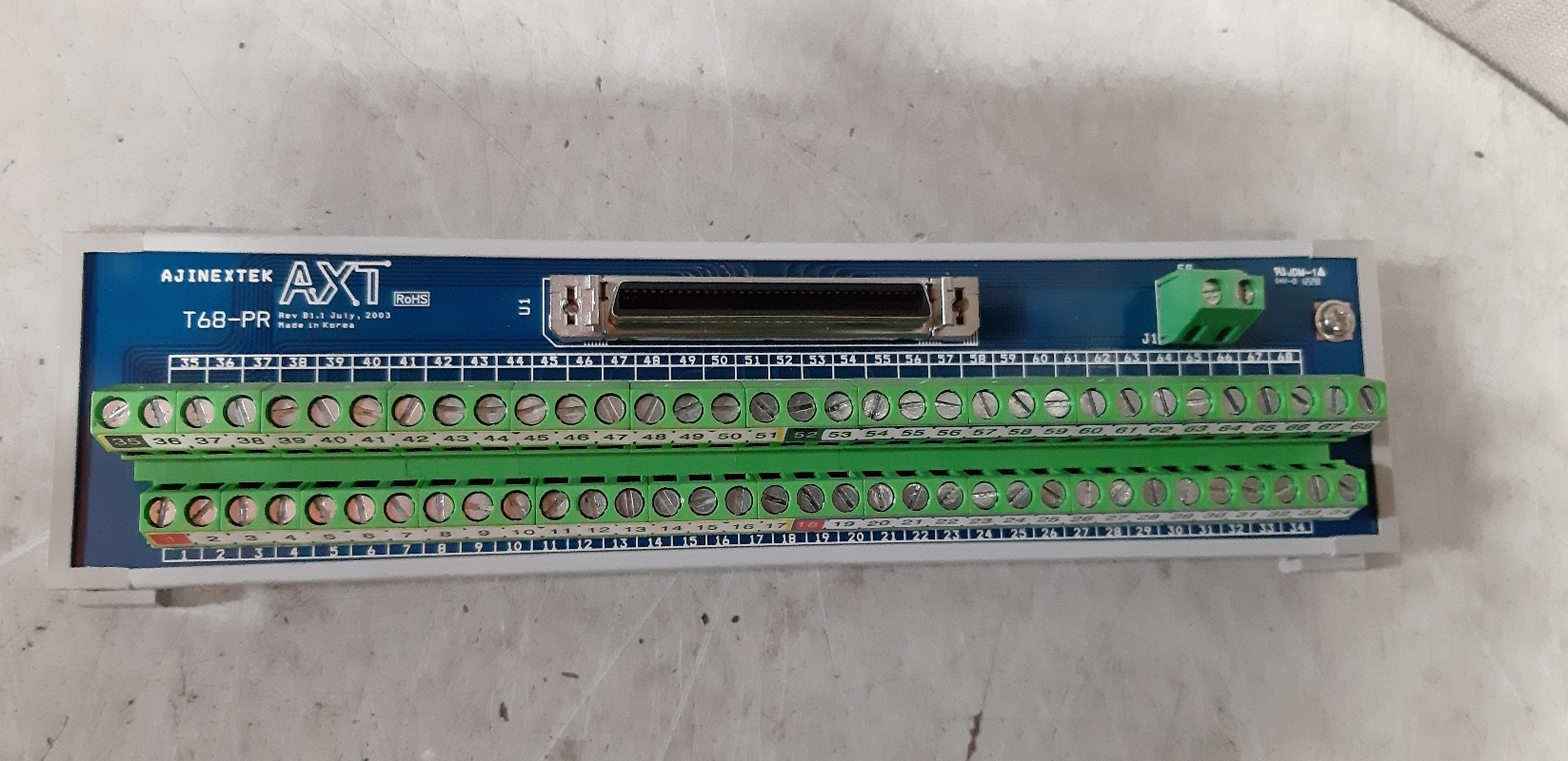 AJINEXTEK AXT TERMINAL BLOCK T68-PR / 아진텍스 터미널 | [중고] 전기 · 전자 · 반도체 ...