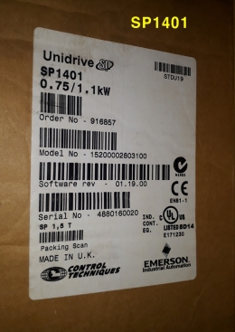 Emerson Uni Drive SP1401(미사용품) / 유니드라이브 SP1401 | [중고] Emerson 에머슨, 자동화 ...