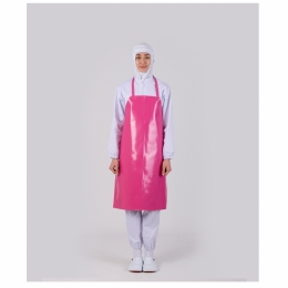 방수앞치마/PU/65*85cm/핑크