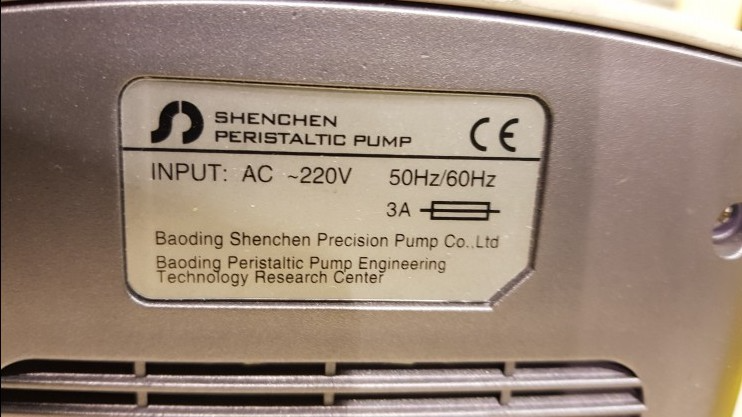 shenchen peristaltic pump 제품 이미지