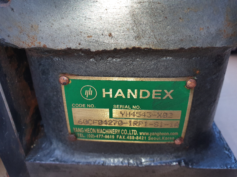 인덱스 | [중고] HANDEX, 자동화 · 로봇 · 계측 · 시험 - 동력전달 - 감속기 · 변속기 | 종합기계 890258