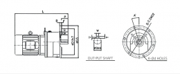 기어드모터, TS기어드모터, 모터, TS GEARED MOTOR 제품 이미지 3