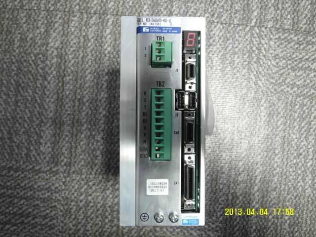 NIKKI DENSO/NCR-DABOA2D-401-UL/AC SERVO DRIVER/IN 20W,OUT 0.4KW