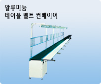알루미늄 테이블 벨트 컨베이어