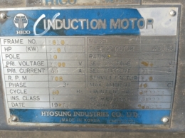 Hyosung High-Voltage Wound Motor 250HP*10P*60HZ*3300V Product Image 10