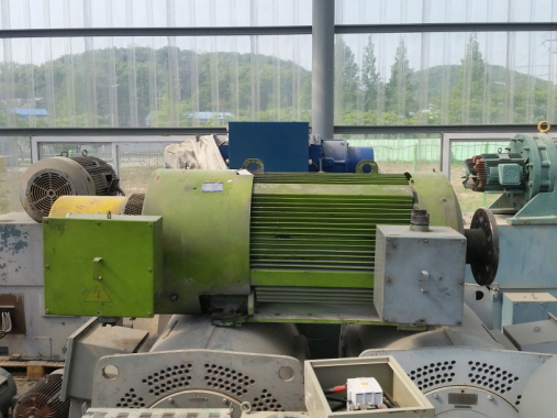 효성 고압 권선형 모터 및 저항기 500HP*12P*60HZ*3300V