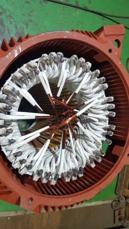 Hyundai High-Voltage Motor Repair Process 550KW*4*60*6600V Product Image 6