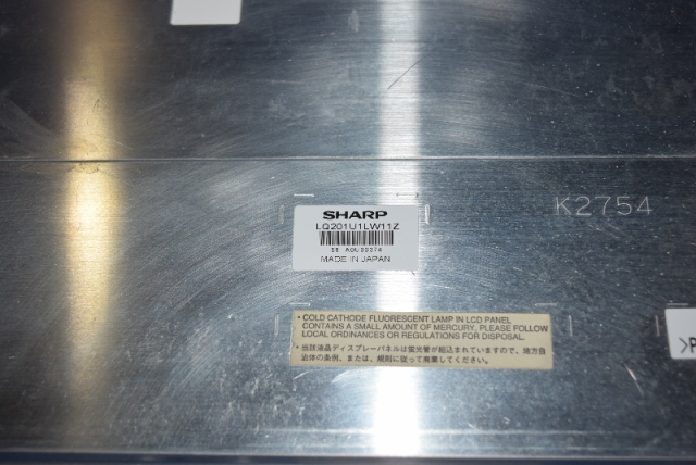 SHARP 20INCH WIDE LCD LQ201U1LW11Z | SHARP, 자동화 · 로봇 · 계측 · 시험 - FA부품 ...