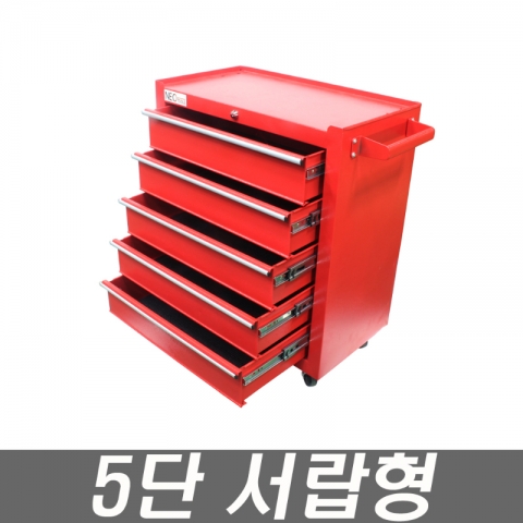 네오툴스 이동식 공구함 5단 서랍형 제품 이미지