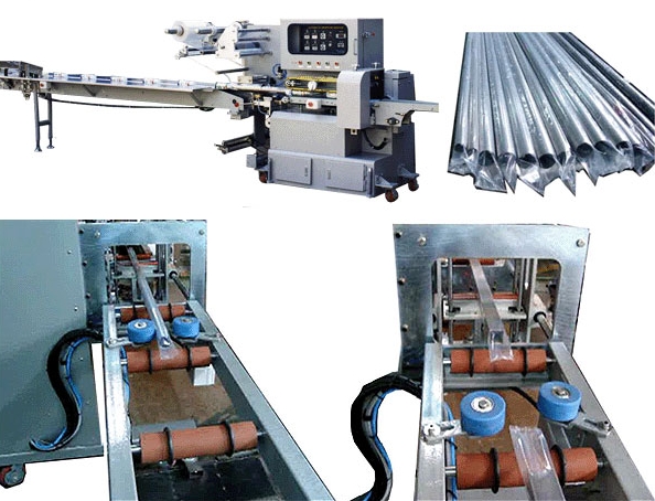 Pipe automatic packaging machine, packaging machine, automatic packaging machine, pipe packaging mac Product Image