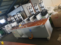 Shelf boring machine