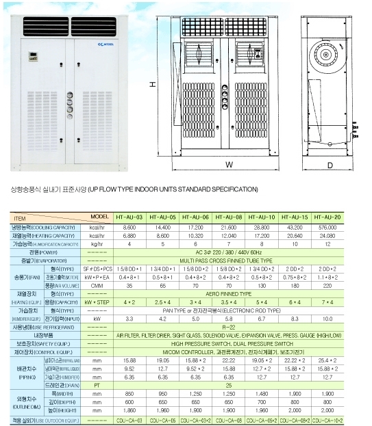 항온항습기,제습기 제품 이미지