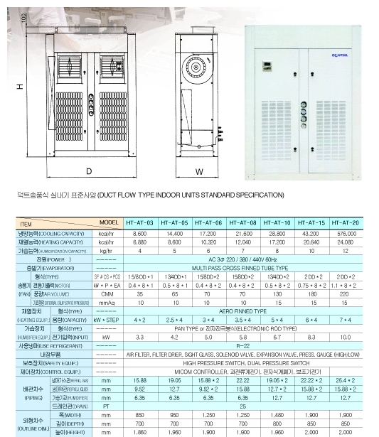 항온항습기,제습기 제품 이미지