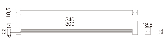 기계 장비용 고품질  DC LED Bar 8W 밀링 선반 엔진룸 컨트롤박스 제품 이미지