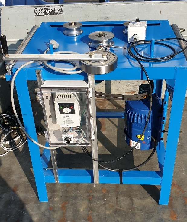 house pipe banding machine, inverter type banding machine, rain cover exclusive banding machine, banding machine, pipe banding machine,2 이미지