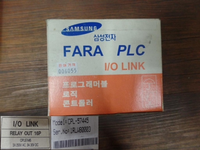 SAMSUNG PLC CPL-57445 I/O LINK RELAY OUT 16P 3A 250V AC, 3A 30V DC(미사용 ...