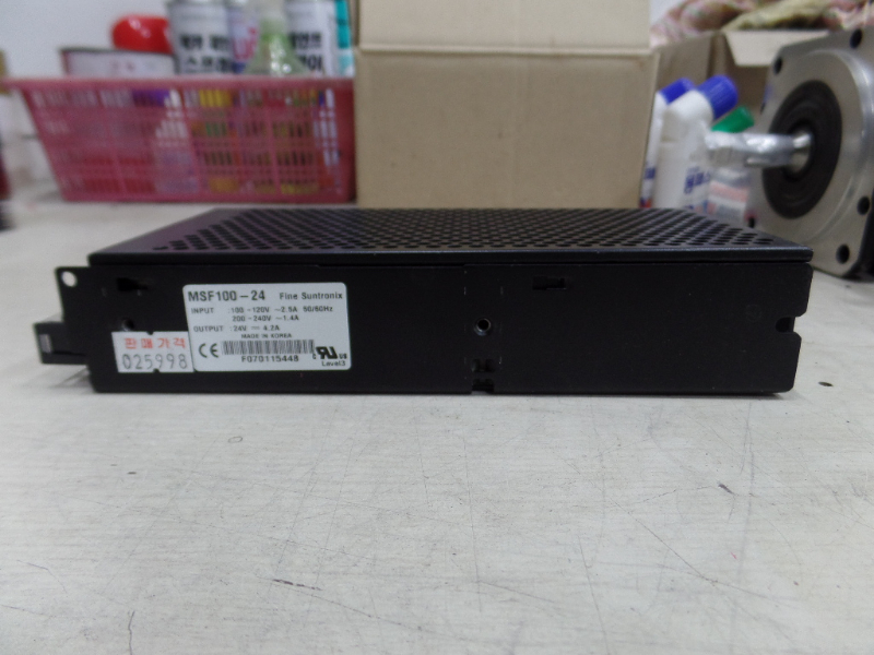 FINE SUNTRONIX MSF100-24 | [중고] FINE SUNTRONIX, 자동화 · 로봇 · 계측 · 시험 - 동력 ...