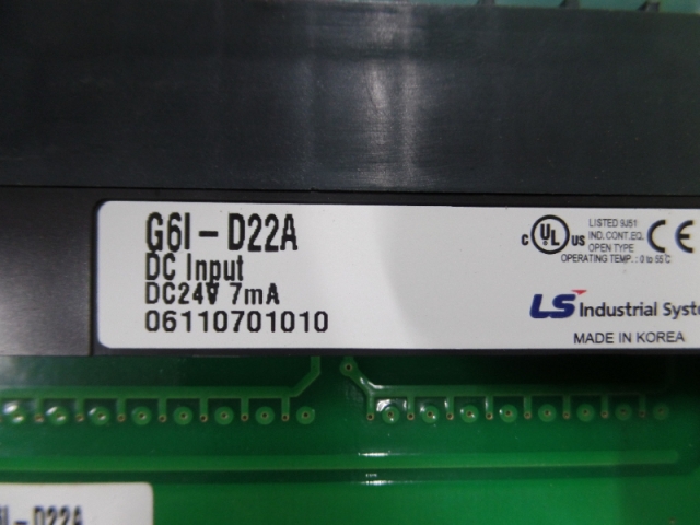 LS DC Input G6I-D22A | [중고] 자동화 · 로봇 · 계측 · 시험 - 동력전달 - PLC · 인버터 ...