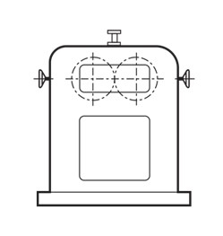 3롤밀 3본밀 3본롤밀 쓰리롤밀/ THREE ROLL MILL 제품 이미지