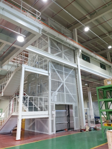 화물용엘리베이터, 화물용승강기, 화물용리프트, 유압승강기, 덤웨이터 제작 제품 이미지