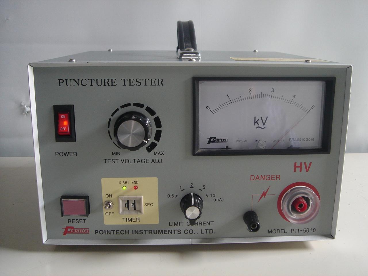 내전압 시험기 (Pointech PTI-5010) 5 kV | [중고] 자동화 · 로봇 · 계측 · 시험 - 제어 · 계측 ...
