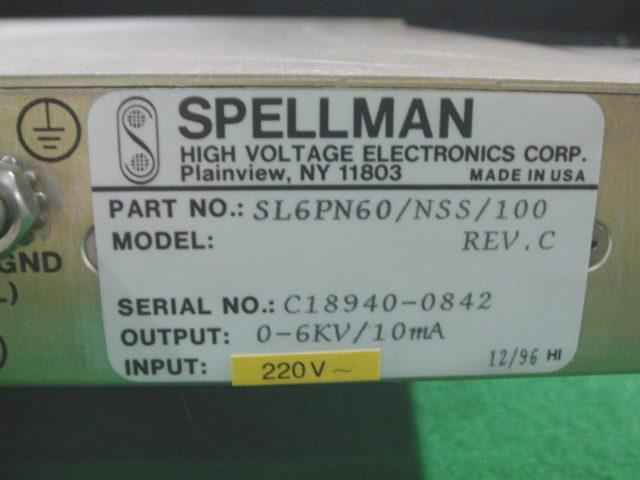 High Voltage DC Supply (Spellman SL50P300) 6 kV 10 | [중고] 자동화 · 로봇 · 계측 ...