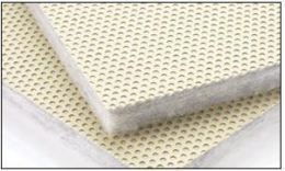 Double Tripol perforated artificial leather 45K, 25T, 40K*50T