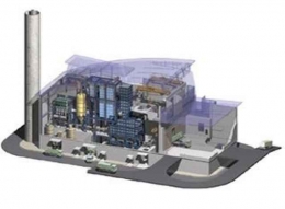 reciprocating grate stoker type incinerator