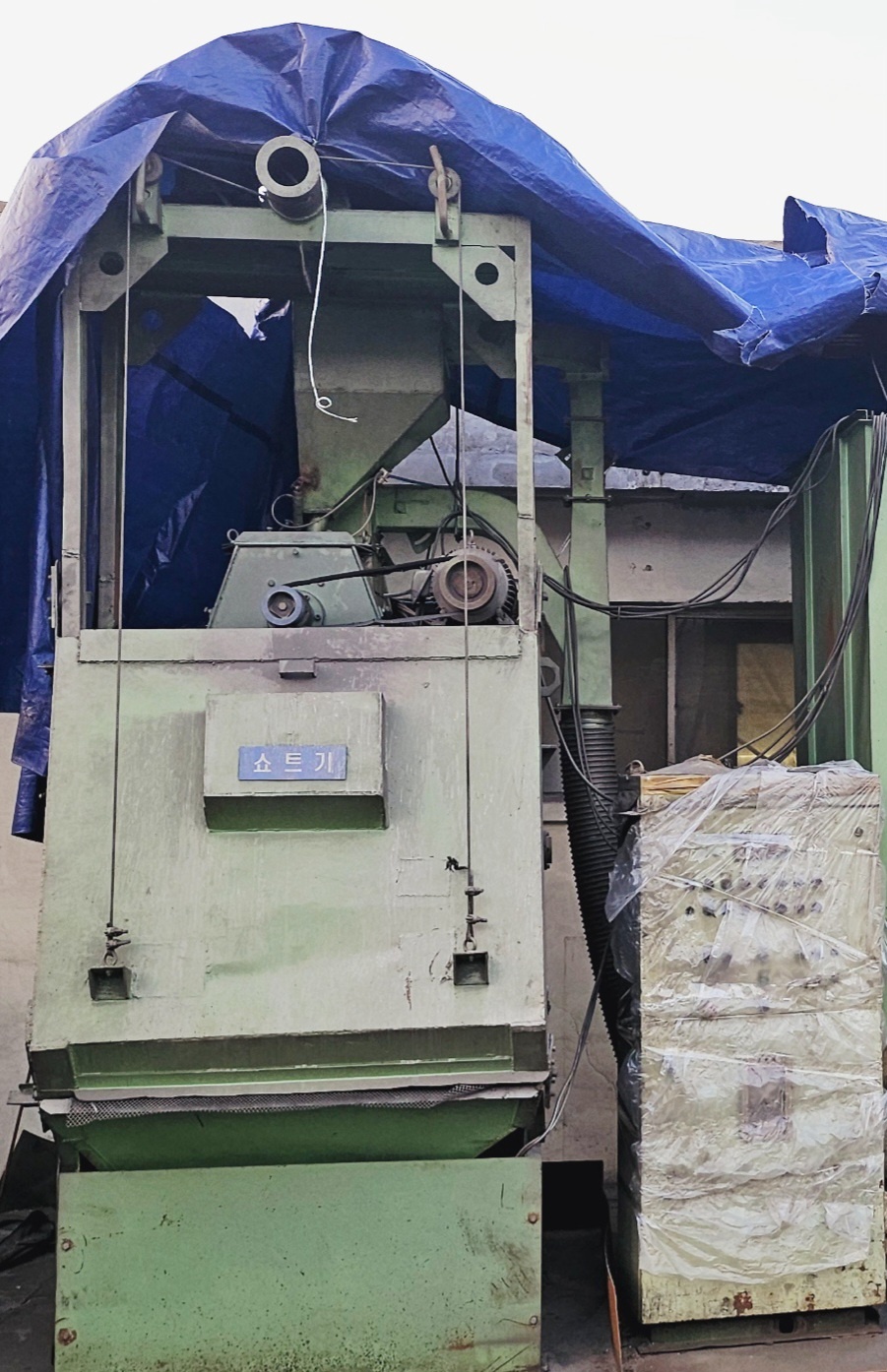500K중고에이프런 쇼트기,[Used 500K Apron shot blasting],중소형 현장 표면처리 | [중고] 판매사 ...
