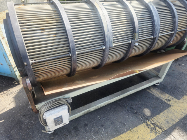 Large Capacity Drum Dehydrator | 중고 대형탈수기 수평 드럼 구조