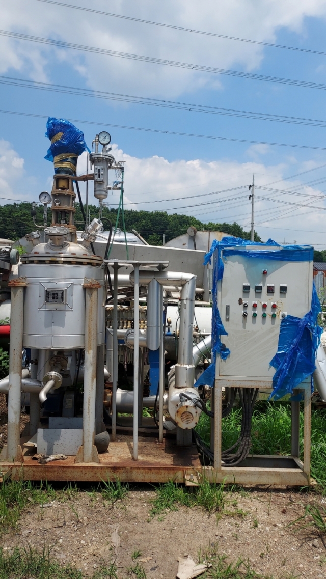 SUS316반응기 100리터(열매체 가열,순환장치 포함)