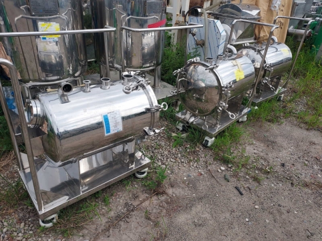 SUS저장탱크(횡형/이동식) 100리터/3대