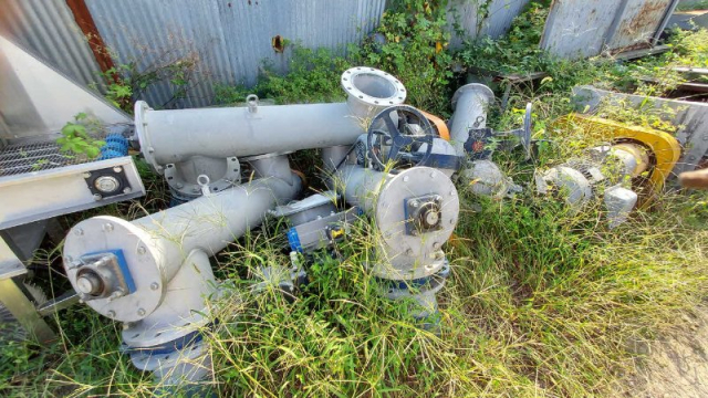 SUS스크류콘베어 O형 250mm*1400mm/2HP/5대