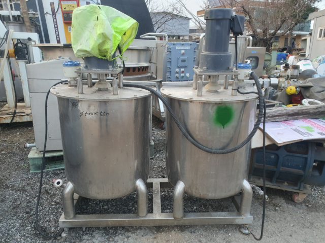 SUS싱글교반(믹싱)탱크 2대 1Set