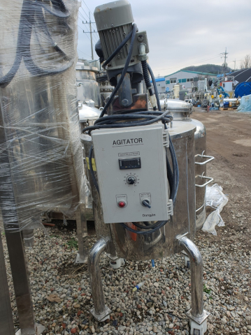 SUS 싱글교반(믹싱)탱크,상부개방형 150리터